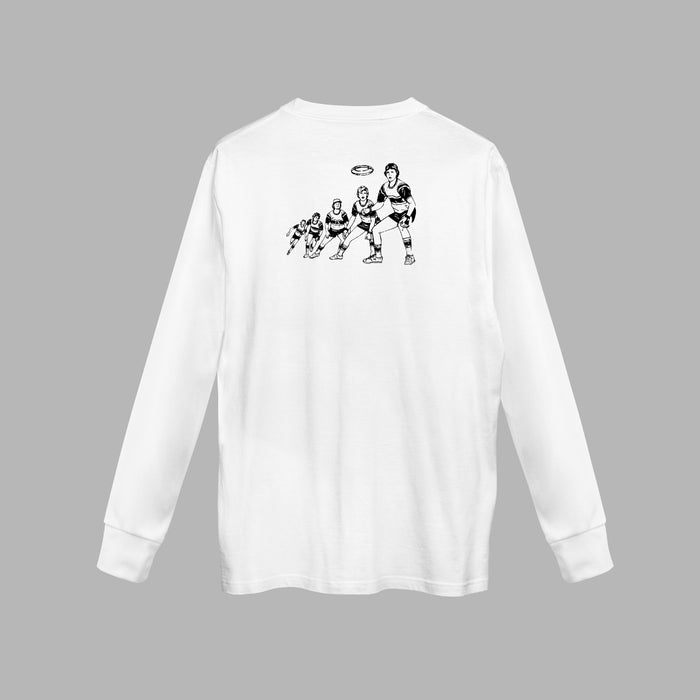Gone Glimmering White Longsleeve Shirt