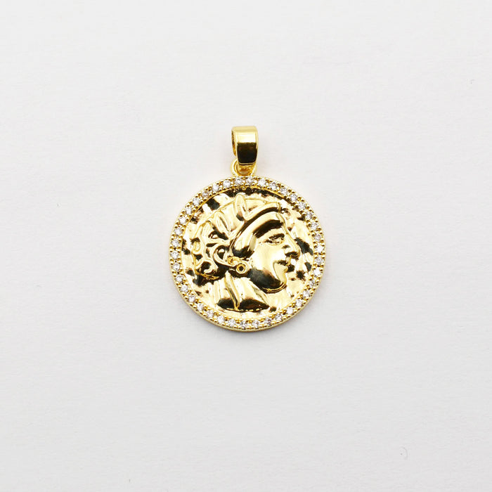 Greek Coin Charm