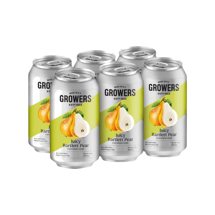 Growers Bartlett Pear 6pk — Cider