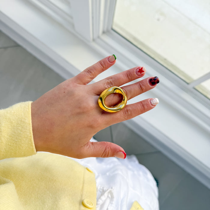 Halo Gold Ring