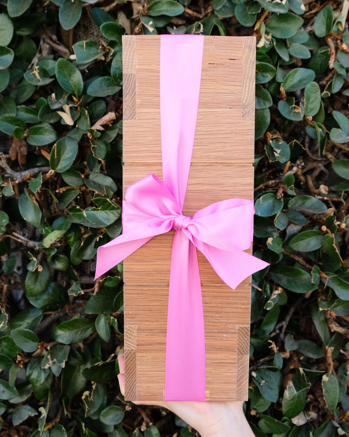 Hand-Made White Oak Wine Gift Box (Limited)