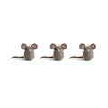 HANGING FELT ORNAMENT - Set of 3 Mini Mice — by Gry & Sif