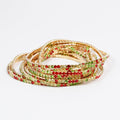 Happy Holiday Crystal Bracelet Set