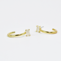 Harper Glow Earring Hazy White