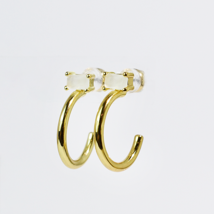 Harper Glow Earring Hazy White