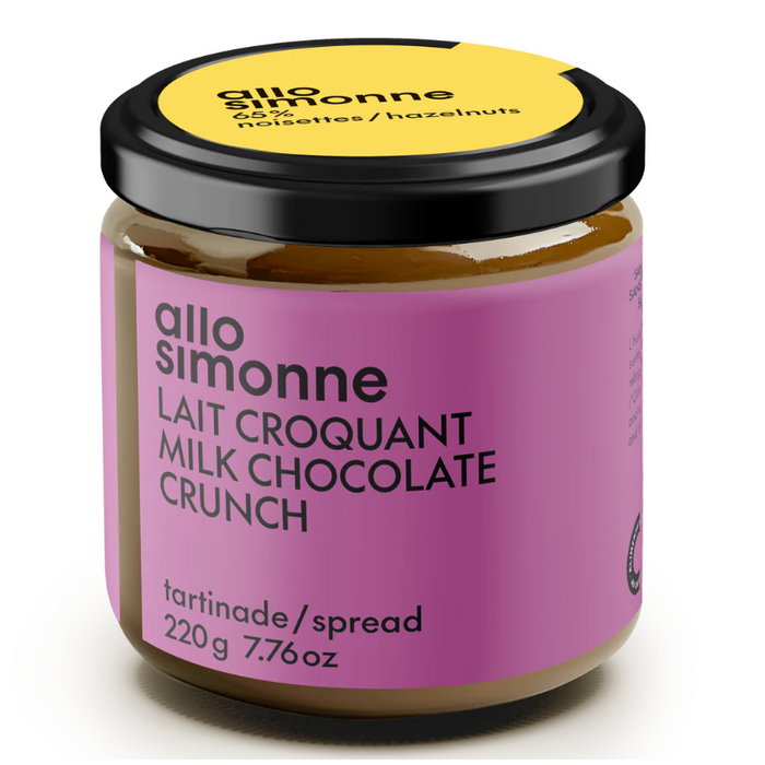 HAZELNUT & MILK CHOCOLATE SPREAD - CRUNCHY — by Allo Simonne