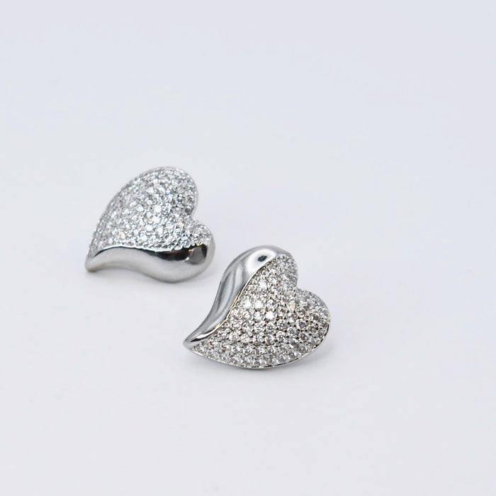 waterproof hypoallergenic silver earrings, tarnish free silver jewelry, dainty silver earrings, silver hoop earrings, handcrafted gemstone silver earrings, boutique wholesale earrings, everyday silver jewelry, high-quality silver earrings,silver heart stud