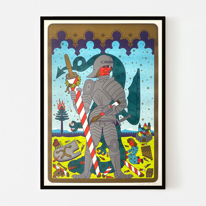 HEILIGER GEORG, 42 x 59,4 cm (A2) – by Shiwen Sven Wang