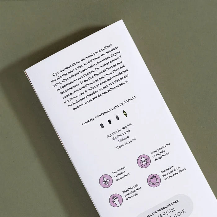 HERBAL TEAS - Seed box — by Le nutritionniste urbain