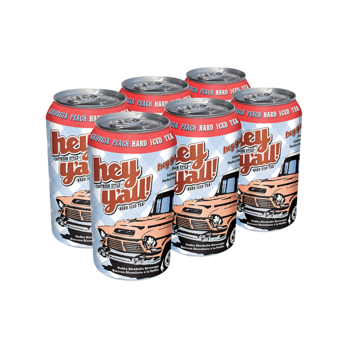 Hey Y'all Georgia Peach 6pk — Cooler