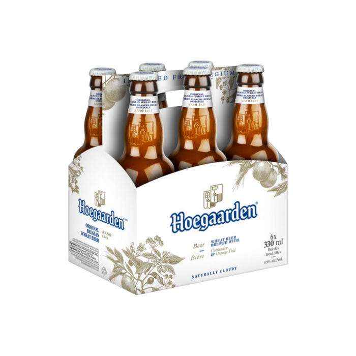 Hoegaarden 6pk bottle — Import Beer