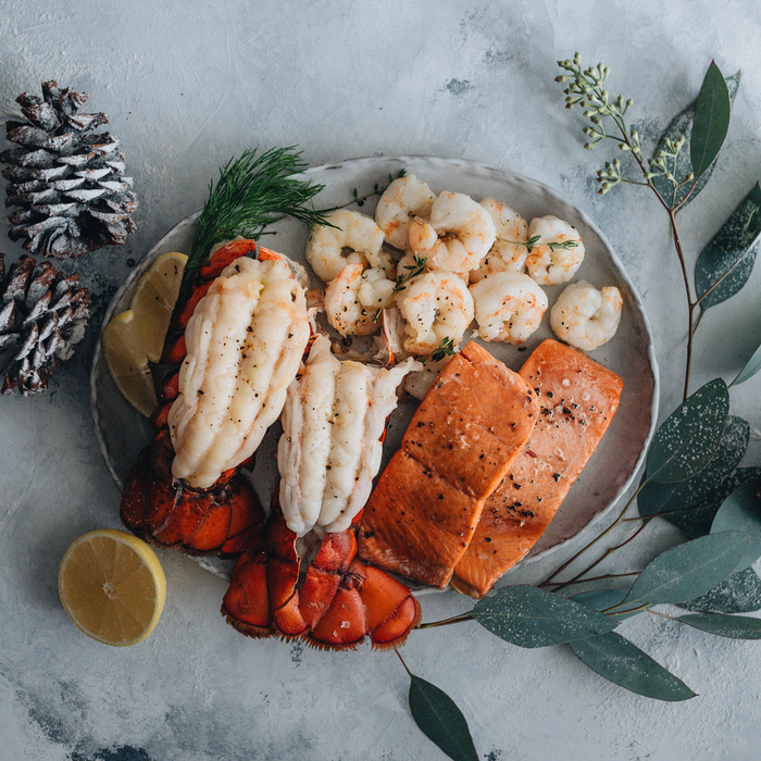 Lobster Shrimp & Salmon