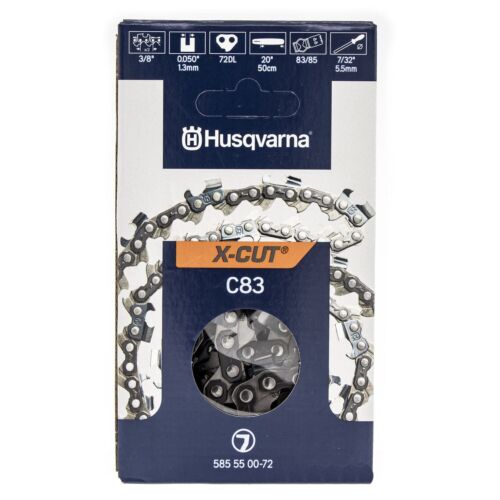 Husqvarna C83 Full Chisel X-CUT Chainsaw Chain (2-Pack)