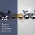Husqvarna C85 Full Chisel X-CUT Chainsaw Chain (2-Pack)