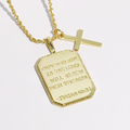Isaiah 40:31 Gold Necklace