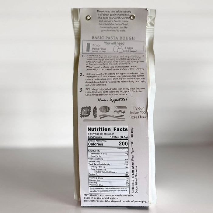 Italian "00" + Semolina Pasta Flour 500g - Olive Ovation