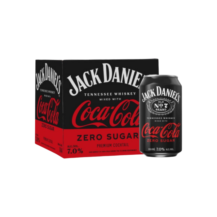 Jack Daniel's & Coke Zero 4pk — Cooler