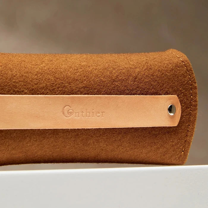 JAZZ GLASSES CASE - Camel — by Gonthier Atelier