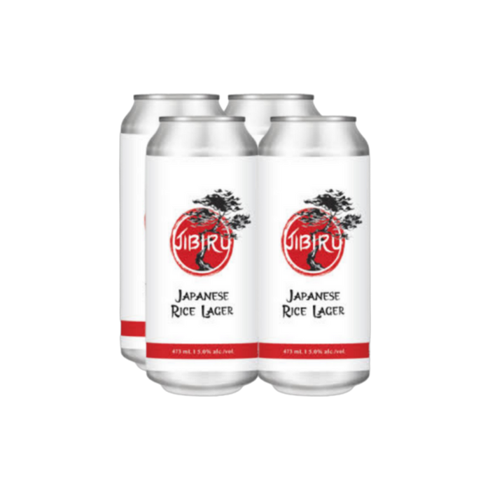 Jibiru Japanese Rice Lager 4x473ml — Import Beer