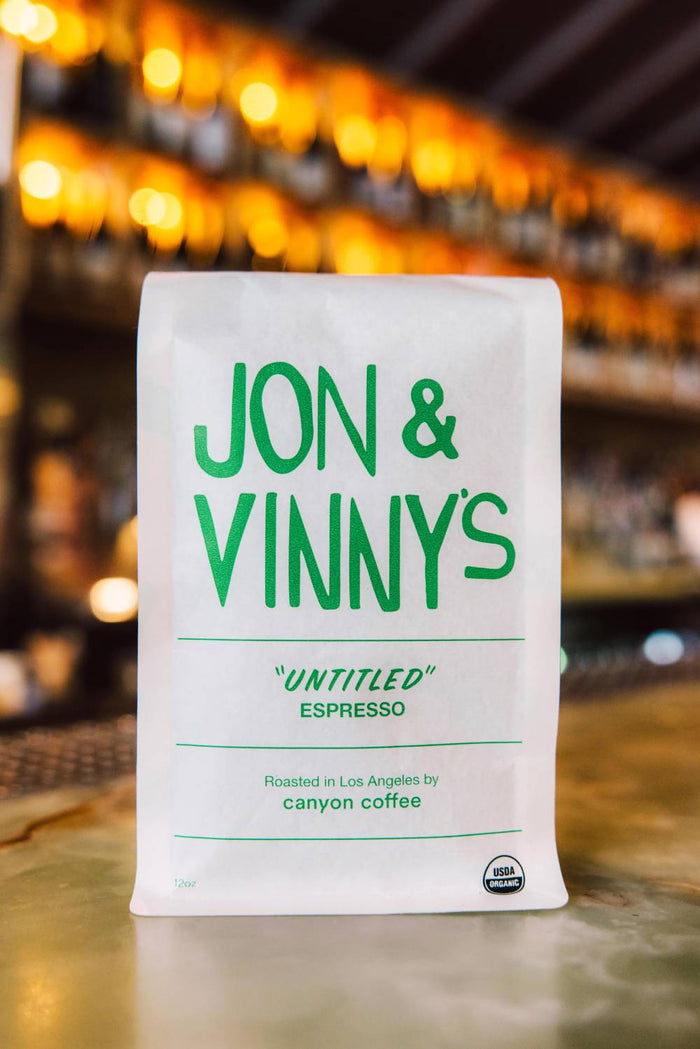 Jon & Vinny's "UNTITLED" Espresso, 12 oz