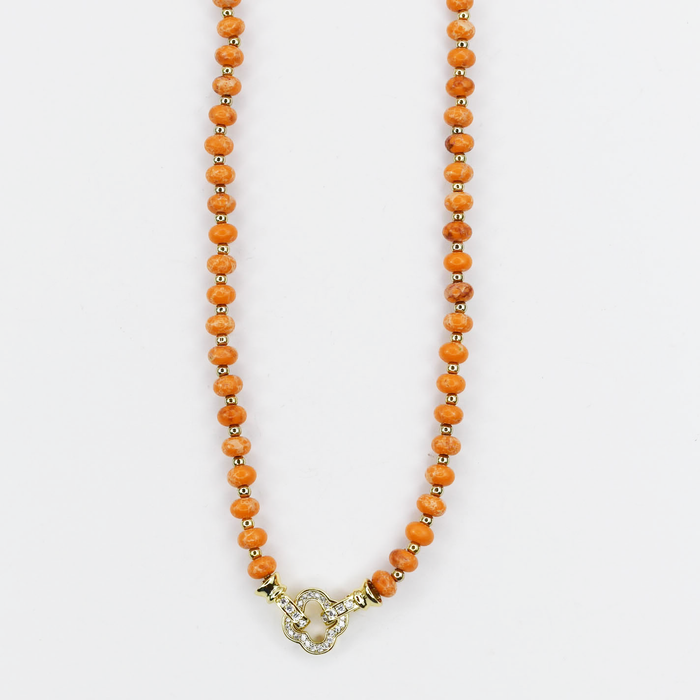 Colorful charms gold necklace featuring gemstone details, layered jewelry design, trendy accessory for women’s jewelry collections, boutique wholesale fashion necklace that is hypoallergenic, tarnish free, and waterproof jewelry with a cute aesthetic statement style