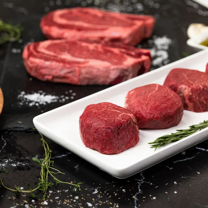 Good Ranchers Luxury Steak Gift Box - America’s Best Steak Gift Box - Mail Order Ribeyes and Filet Mignons
