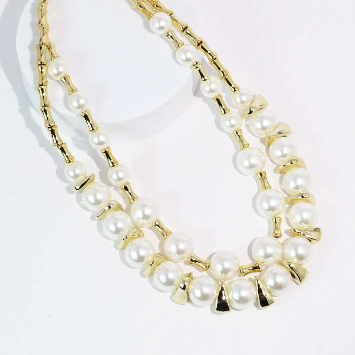 Layer Pearl Necklace