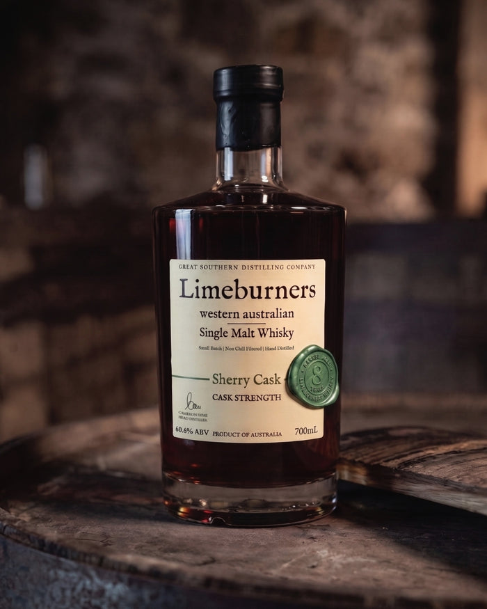 Limeburners 8 Year Old Single Malt Whisky – Sherry Cask Strength M416, 60.6% ABV