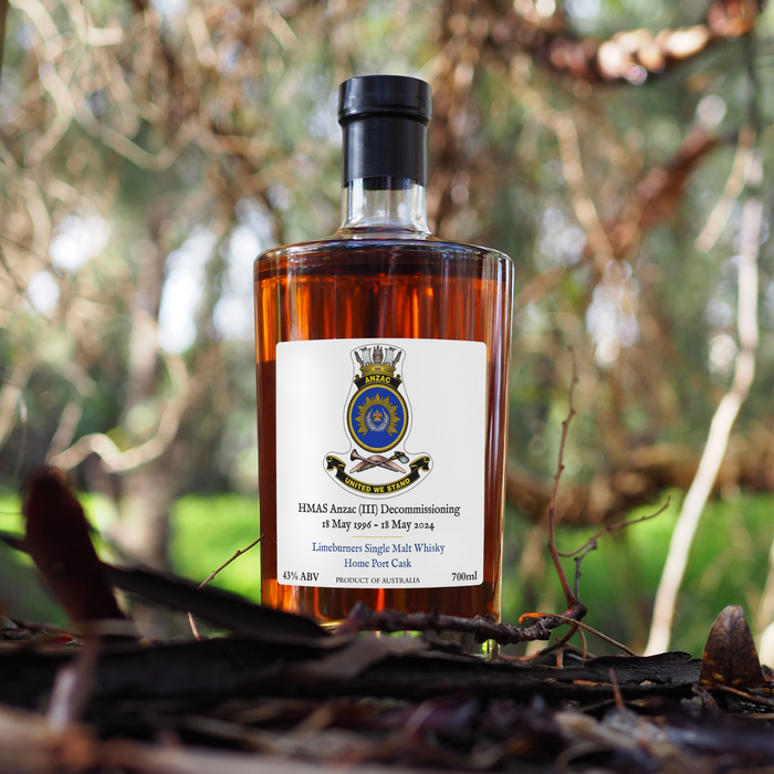 Limeburners Single Malt HMAS Anzac Home Port Cask Whisky 43%