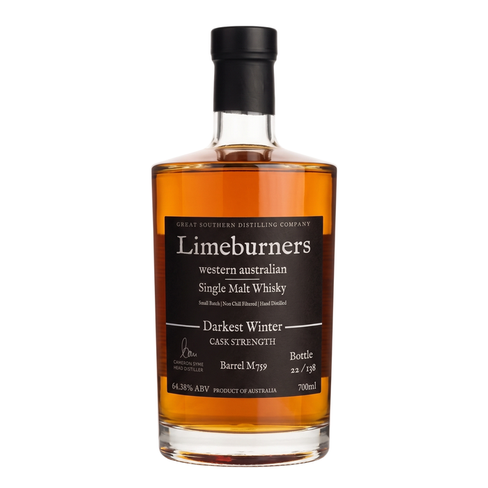 Limeburners Single Malt Whisky Darkest Winter 64.38% (M759)