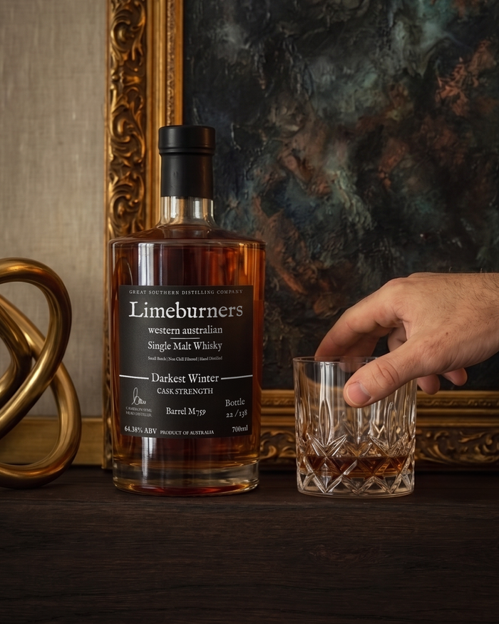 Limeburners Single Malt Whisky Darkest Winter 64.38% (M759)