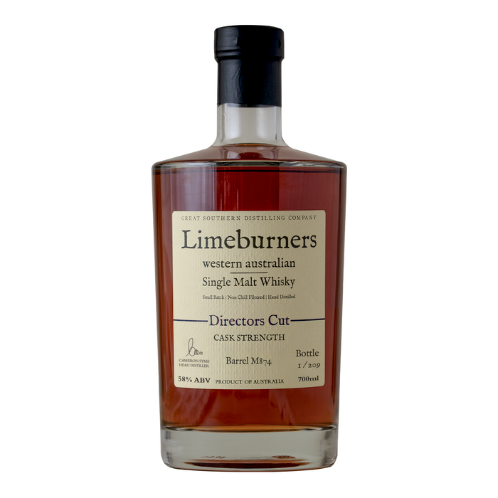 Limeburners Single Malt Whisky Directors Cut - Muscat 58% ABV (M874)