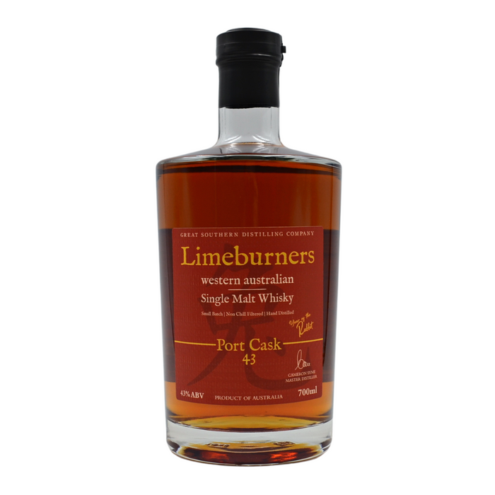 Limeburners Single Malt Whisky Port Cask Year of the Rabbit - 700ml