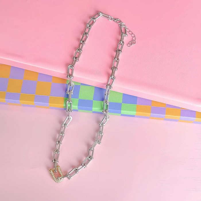 premium silver necklace crafted for everyday wear, offering a dainty handcrafted style with a waterproof, hypoallergenic, tarnish free finish, ideal for minimal modern jewelry lovers, available as wholesale for boutiques