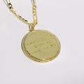 Luke 23:24 Gold Necklace