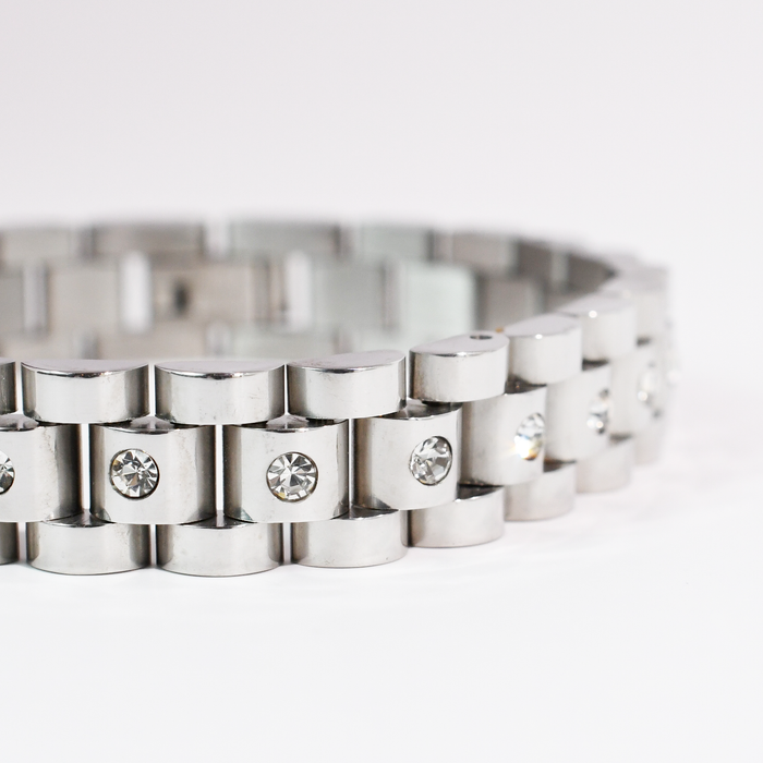 Luxe Everyday Bracelet Silver Waterproof