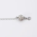 premium silver necklace crafted for everyday wear, offering a dainty handcrafted style with a waterproof, hypoallergenic, tarnish free finish, ideal for minimal modern jewelry lovers, available as wholesale for boutiques,magnet extender silver
