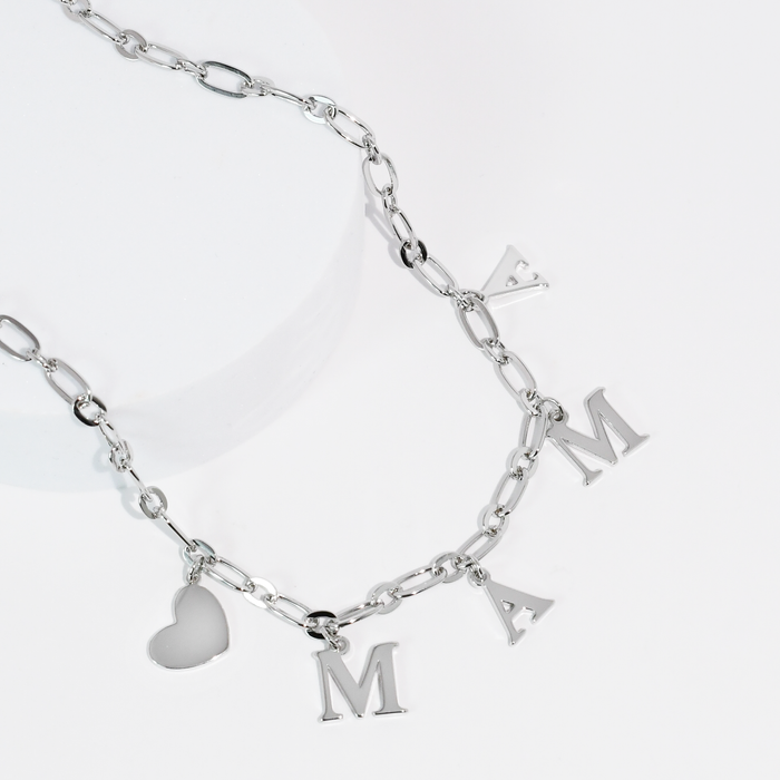 Mama Charm Silver Necklace