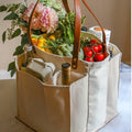 Market Tote Natural - Olive Ovation