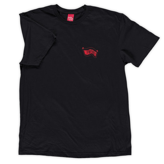 Matador T-shirt Black w/red logo