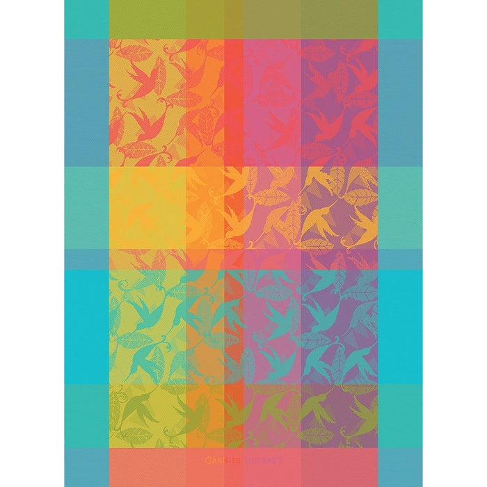 Mille Colibris Tor Antilles Kitchen Towel - Olive Ovation