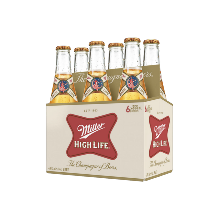 Miller High Life 6pk Bottle — Domestic Beer