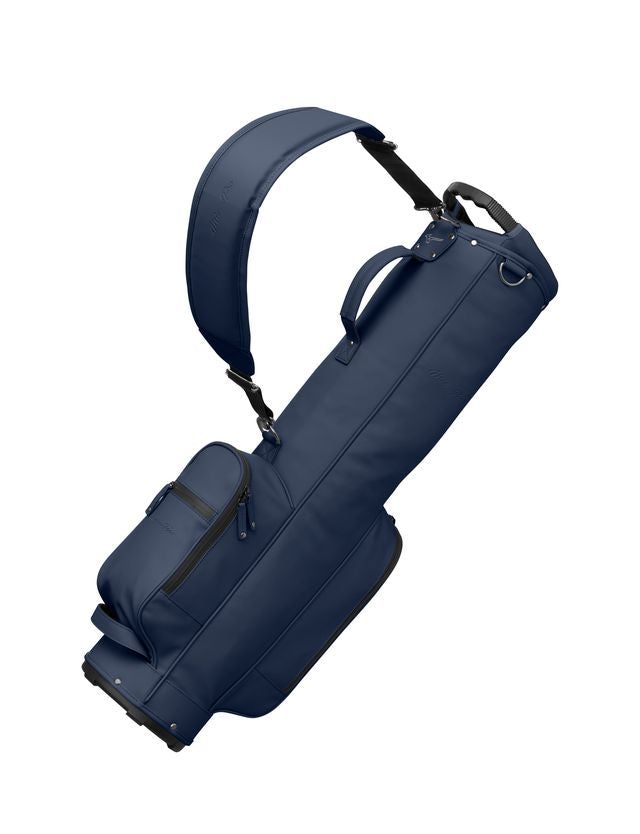 Mizuno Pro Scratch Carry Bag in Navy, side profile