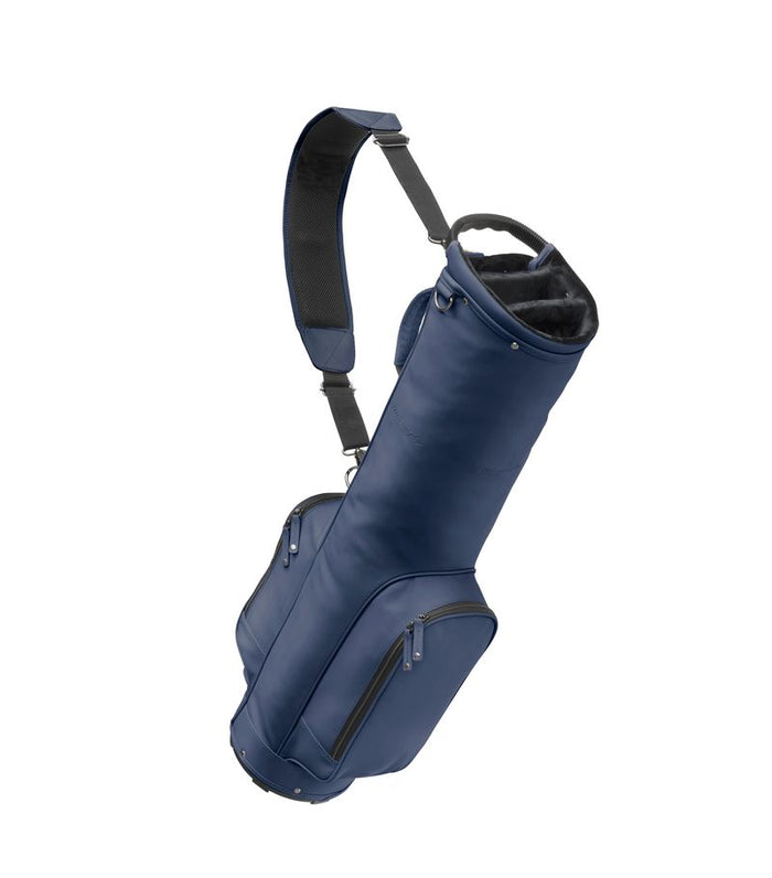Mizuno Pro Scratch Carry Bag in Navy, shoulder strap detail