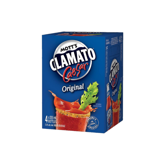 Motts Clamato Original 4pk — Cooler