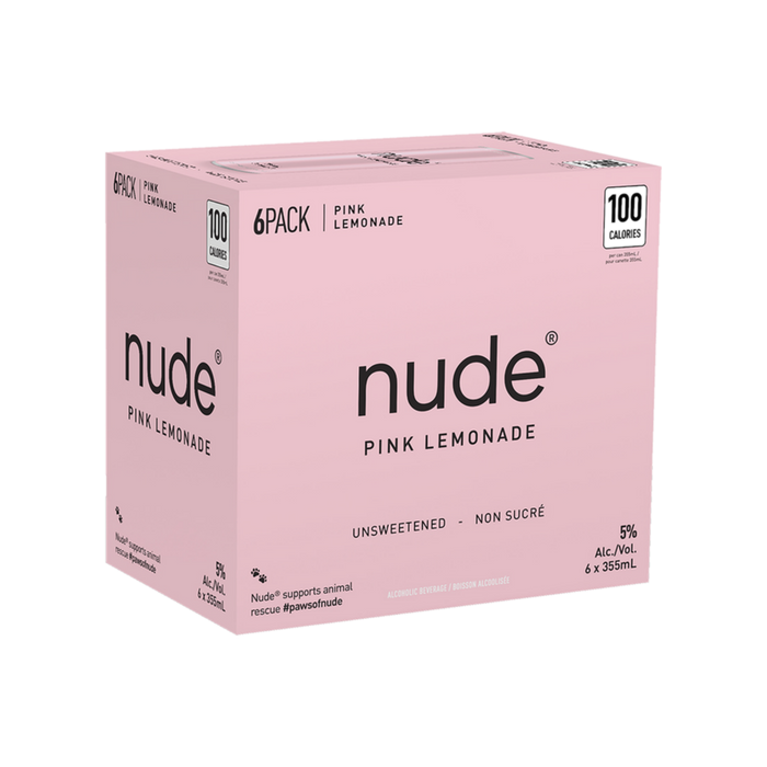 Nude Pink Lemonade 6pk — Cooler