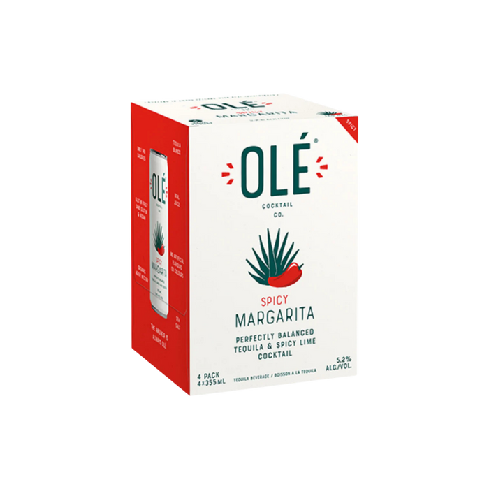 Ole Cocktail Co Spicy Margarita 4pk — Cooler
