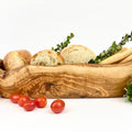 Olivewood Rustic Bread Basket - Olive Ovation