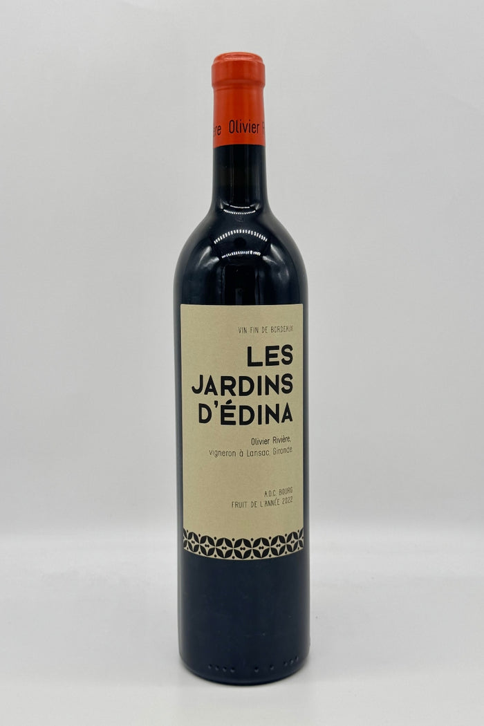 Olivier Riviere, Le Jardin d'Edina, Cotes de Bourg, Bordeaux, France, Merlot, 2022