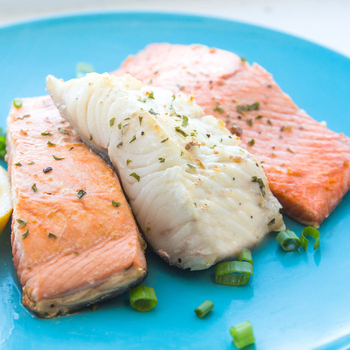 High Protein Seafood - Mix of Wild Caught Salmon & Alaskan Sablefish